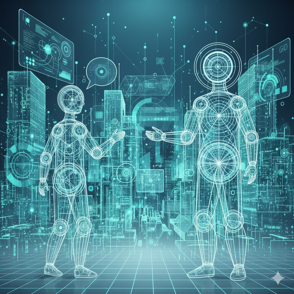 最先端のICTとスマートシティのイメージ